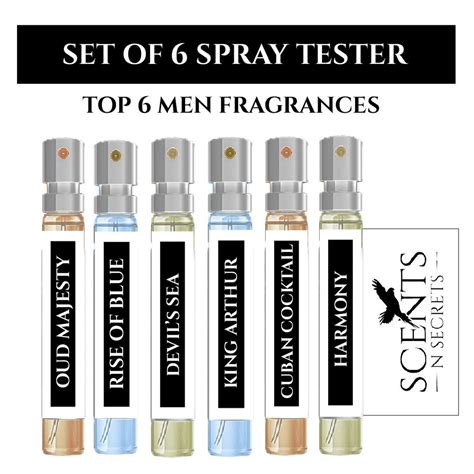 men's aftershave testers.